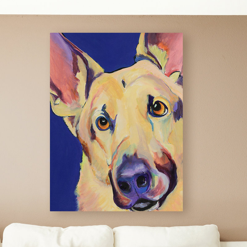"freida" par pat saunders-white, reproduction d’art sur toile, H 47 po x l 35 po x P 2 po