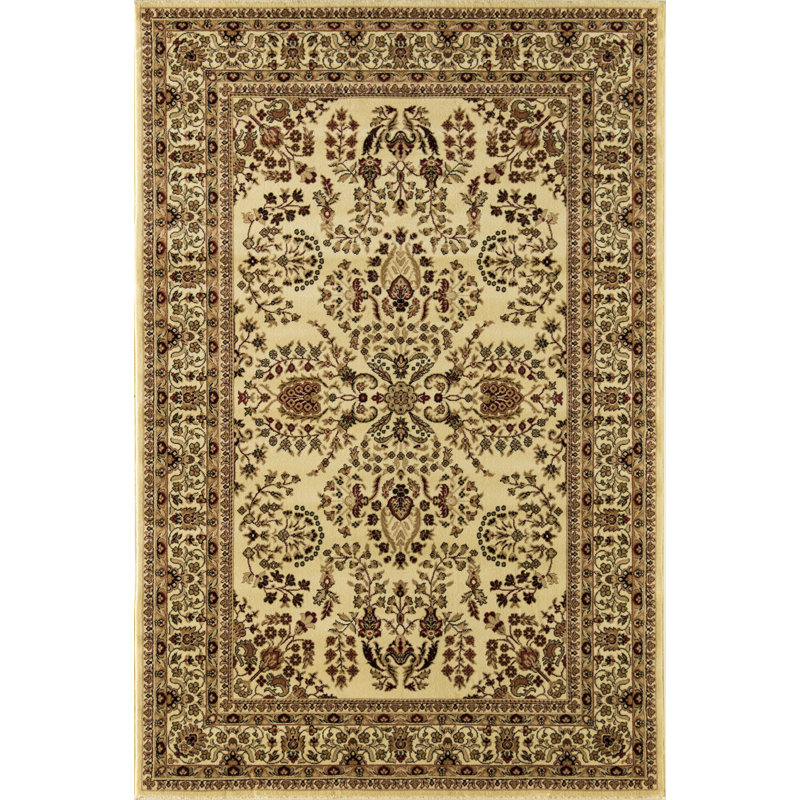Gloucester Gilded Loom Oriental Cream Area Rug, Rectangle 3'11" x 5'3"