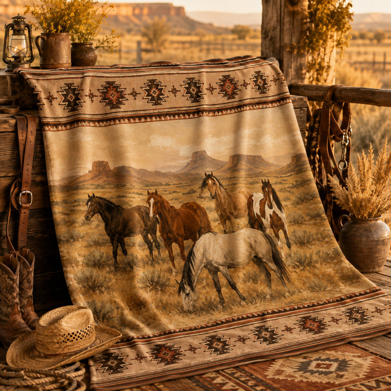 Jeté Southwestern Horse