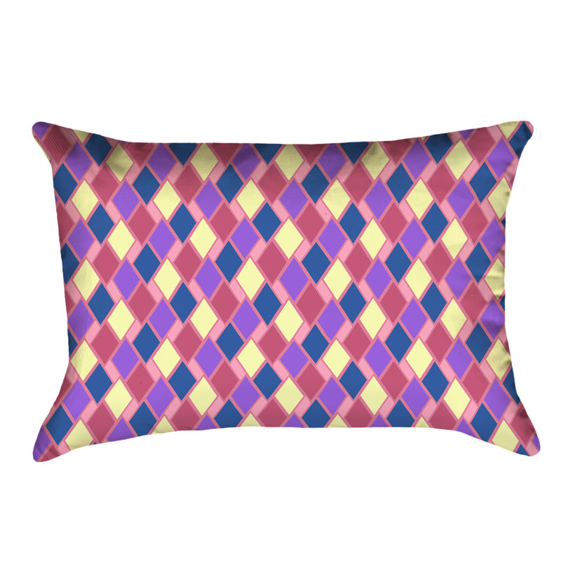Coussin lombaire intérieur / extérieur Katelyn Elizabeth, Rose / Mauve