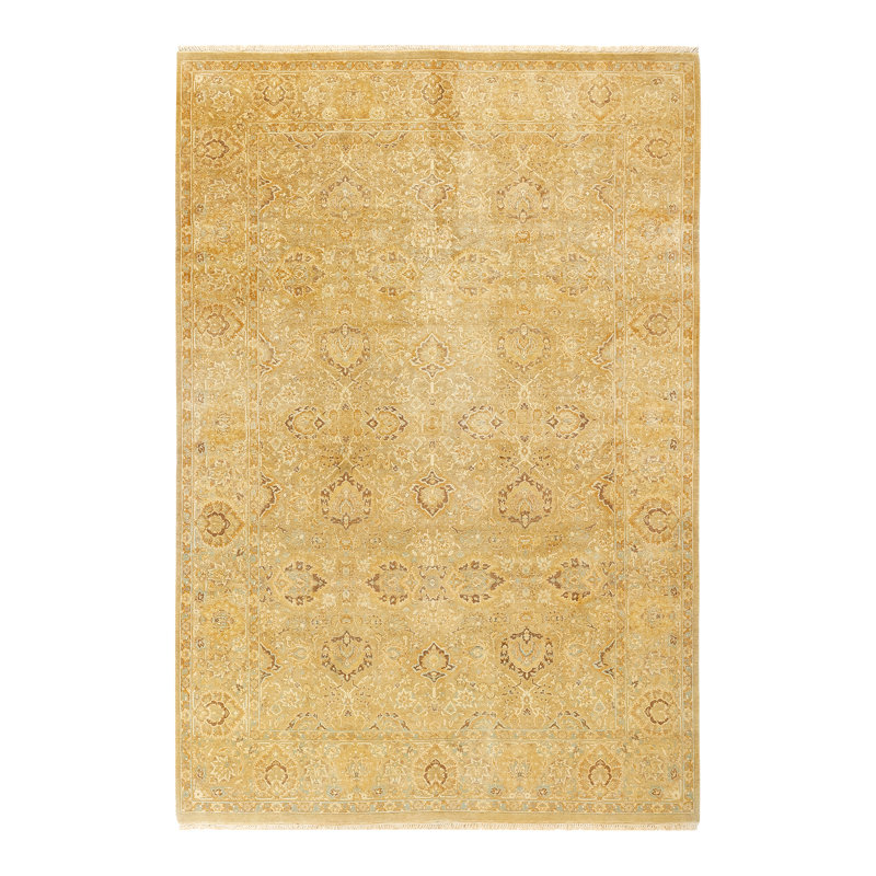 Classic One-of-a-Kind 6' 2" X 9' 1" Hand Knotted Area Rug