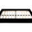 Daybed With Trundle In Black Transitional Vibe, Padded Flannelette Upholstery, Button , Design, Nailhead Trim, Slat Kit Trundle, Finish,