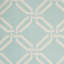 Tapis géométrique turquoise / turquoise Garnier-364891915