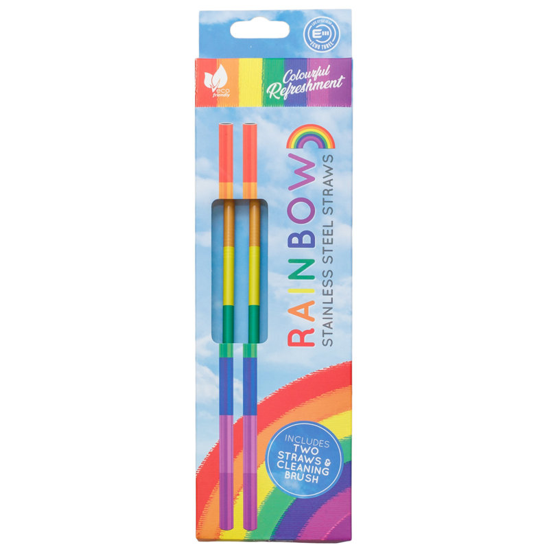 Echo Three Novelty Stainless Steel Reusable Straws