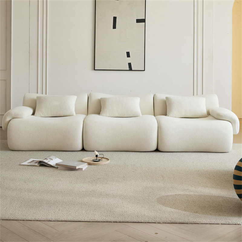 Canapé modulaire modulaire avec un design compressé, un style minimaliste moderne, idéal pour la chambre à coucher, offrant une assise confortable et un espace - Solution efficace