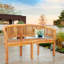 Peanut Teak Garden Bench