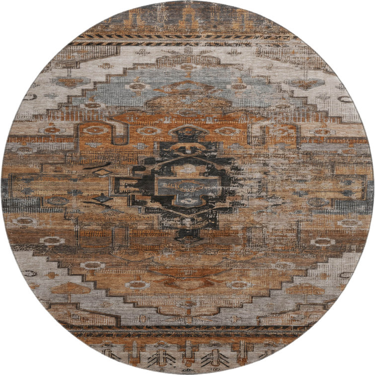 Premium Machine Washable Verlin AMF1776 Tribal Rug