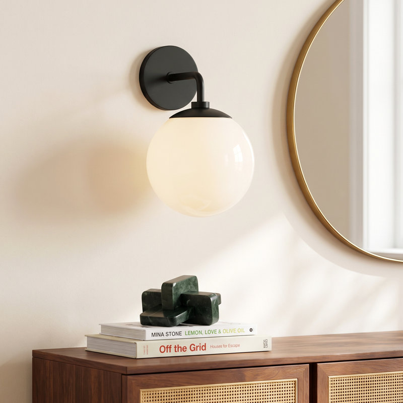 Luna Armed Sconce, Old Bronze