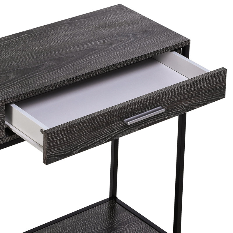 120cm Unfinished Console Table, Grey