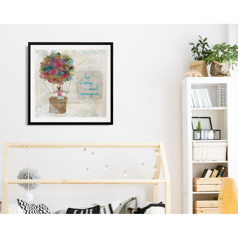 «Sketchbook Strong and Courageous», reproduction de peinture à l'huile, H 26,5 po x l 26,5 po x P 1,5 po