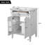 Meuble-lavabo de 24 po avec lavabo et rangement polyvalent-713627893