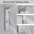 44.48'' Shower Panel with Fixed Shower Head