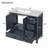 36" Bathroom Vanity with Ceramic Sink Combo
