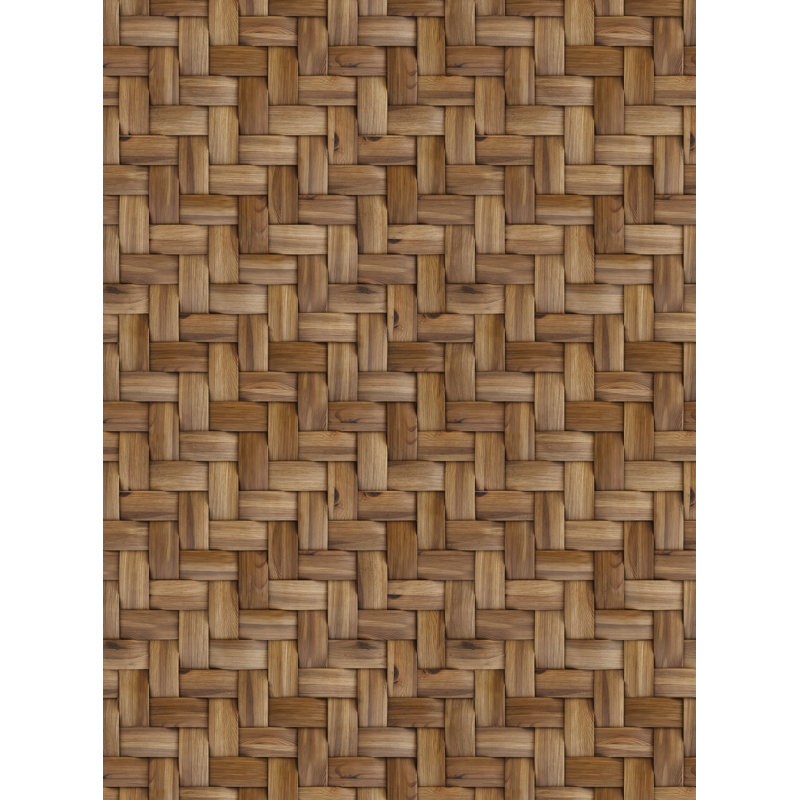 Danby Weave Peel And Stick Wallpaper Tile, Brown, 2' W x 18' H