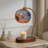 12" Vintage Dimmable Table Lamp With Mosaic Glass (Bulb Include)