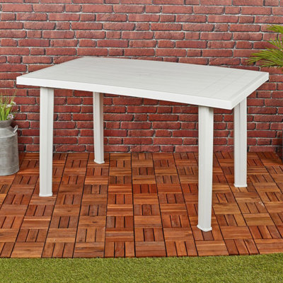 Aliaksey Rectangular Outdoor with Umbrella Hole Coffee Table - 72 cm W 76 cm D