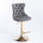 Swivel Velvet Barstools with Adjusatble Seat Height-1880070280-1880070260