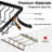 Expandable 2-Tier Over the Sink Dish Rack, Adjustable Kitchen Sink Organizer with Snap-on Design Single