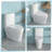 Ceramic One Piece Toilet For Bathroom, 12-Inch Rough-In, 1.1/1.6 GPF, Dual Flush With Soft Clsoing Seat, Powerful Dual Flush MAP 800G