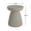Table d'appoint de patio 20 "H MGO, pour utilisation intérieure et extérieure