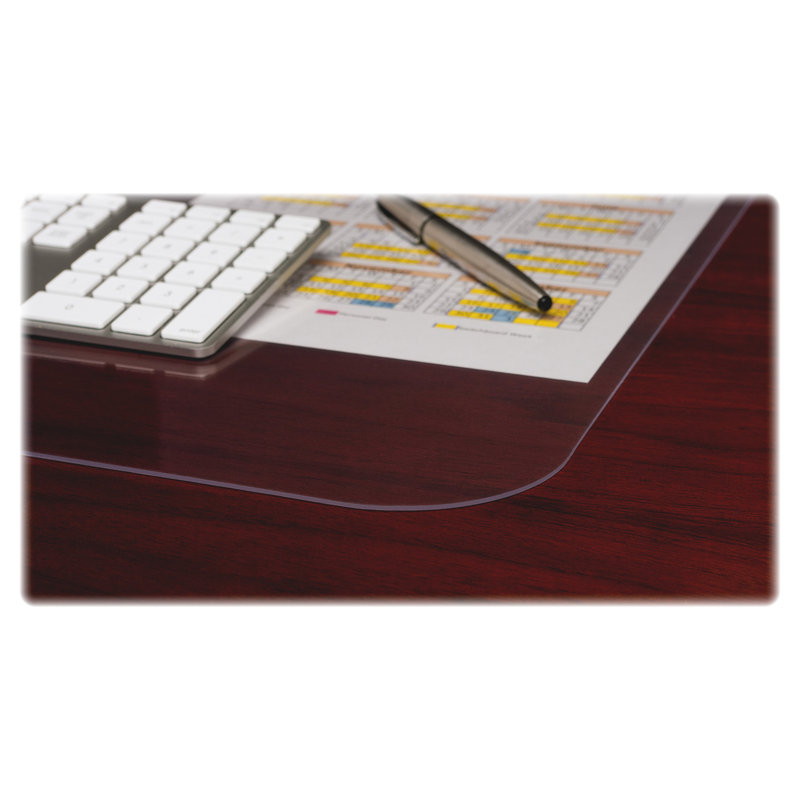 Sous-main rectangulaire, H 0,02 po x l 36 po x P 20 po, Transparent