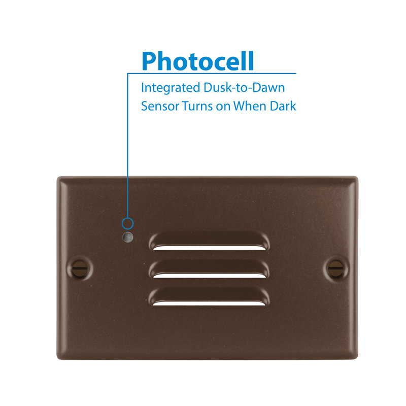 Integrated LED Step Light, Oil-Rubbed Bronze