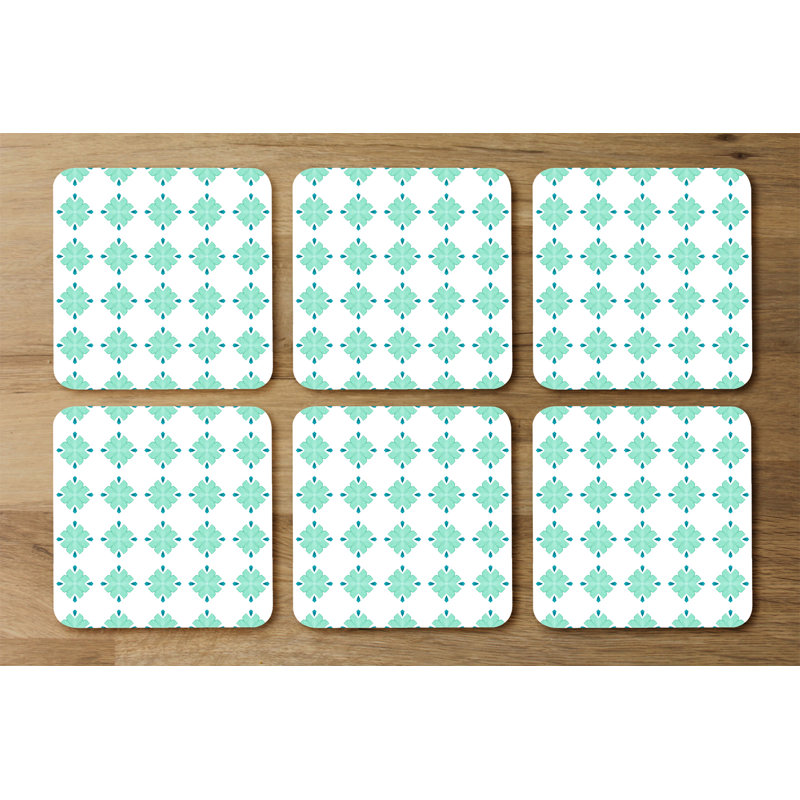 Square 6 Piece Coaster Set