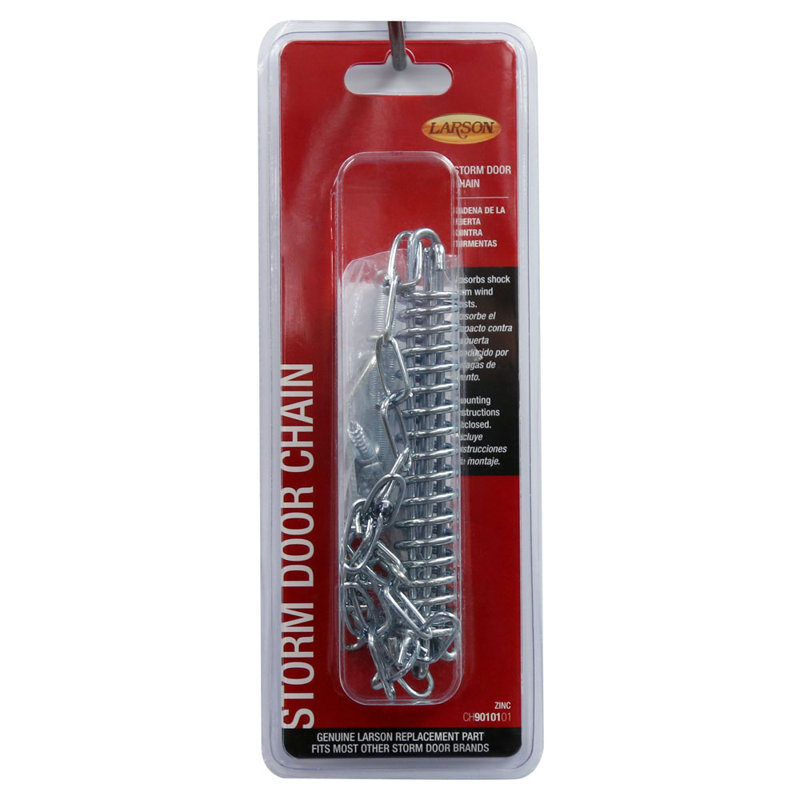 Storm Door Wind Chain, Silver