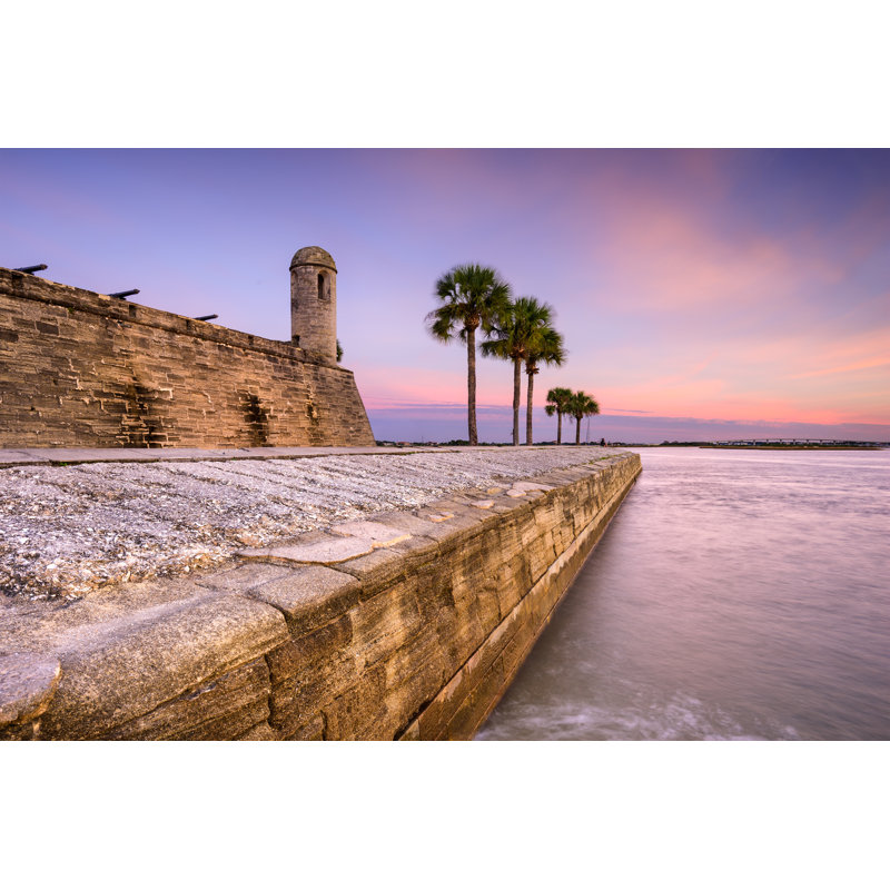 Fort Aadison à St. Augustine par Seanpavone, H 8 po x l 12 po x P 1,25 po
