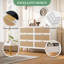 Armoire longue en bois 47 po 47 po 47 po
