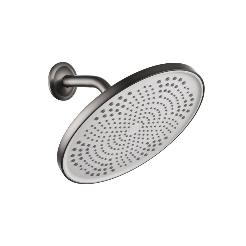 Pomme de douche à pluie 10 "1,8 gallons par minute, Gris pistolet
