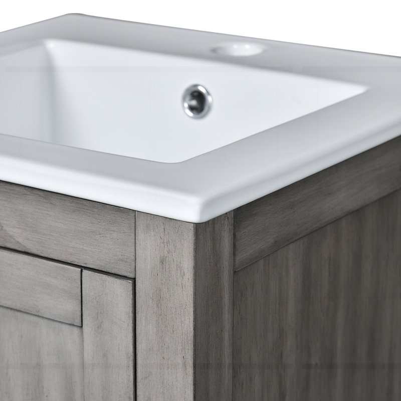Meuble-lavabo de salle de bain 16 po pour petits espaces