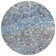 Machine Washable Indoor/Outdoor Xhevrie Blue Rug