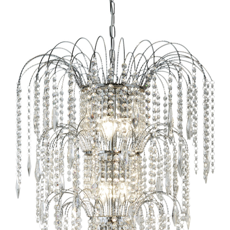 Ambrosia 13 - Light Crystal Chandelier, Chrome