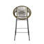 Tabouret de bar d'extérieur vert Ferrara, ensemble de 2-1882264197