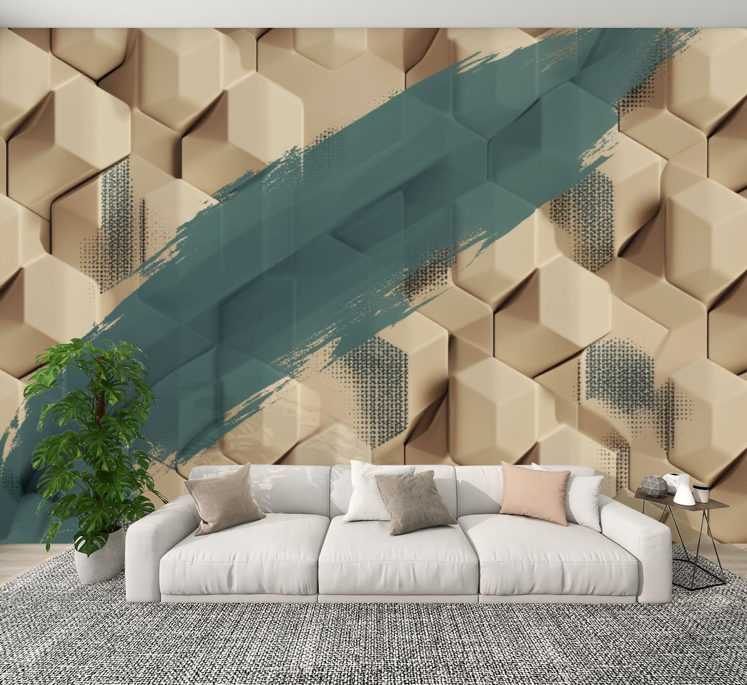 Red Barrel Studio® Futuristic Peel and Stick Wallpaper Abstract 3D ...
