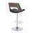 Chichica Swivel Upholstered Adjustable Height Counter Stool with Metal Frame-92303152