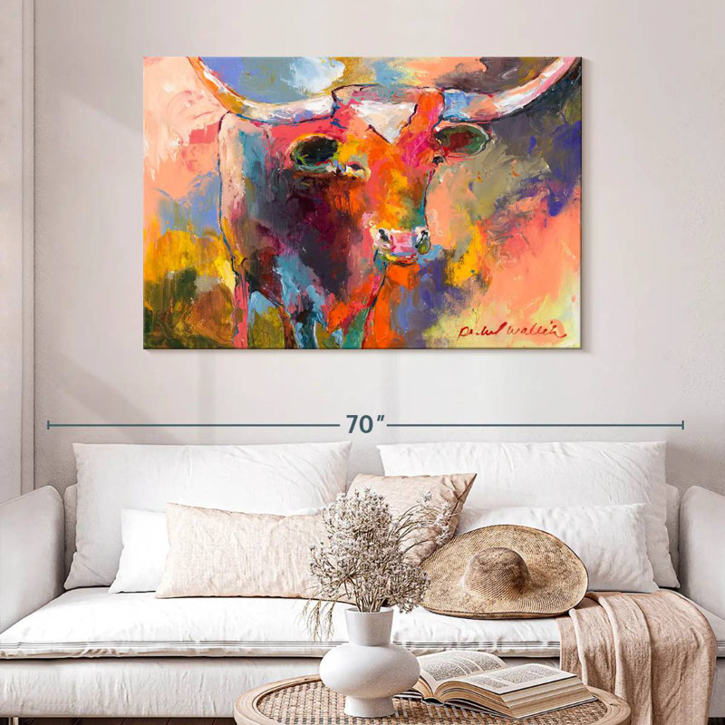 Steer, 32" H x 48" W