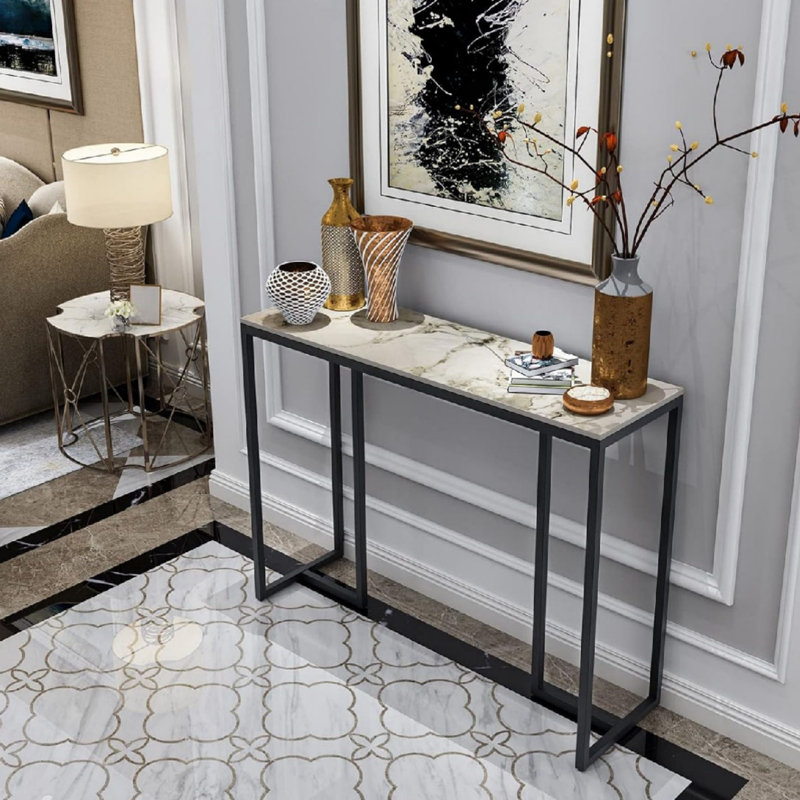 100 cm W Synthetic Laminate Top Console Table
