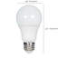 9 W (équivalent à 60 W), ampoule DEL A19 à intensité variable, culot moyen E26 (standard)-50305307