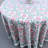 Rosaline Pink Blue Round Tablecloth-137108902