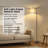 62.2 Inch Floor Lamp for Living Room with Remote Control
