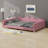 Upholstered Daybed With Cloud-Shaped Backrest-828039087