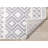Kortana Collection White Grey Southwest Area Rug-1505293759