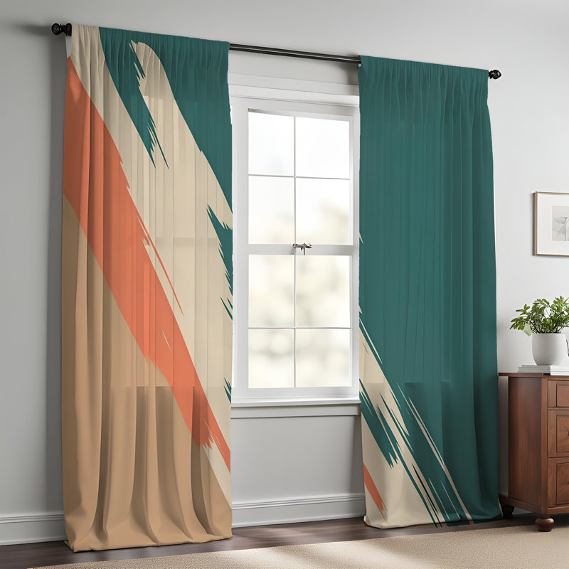 Window Curtains, 20" W x 82" L