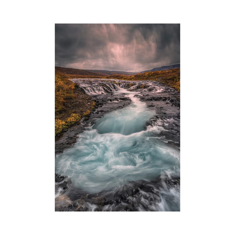 Bruarfoss 1 Piece Wrapped Canvas Wall Art