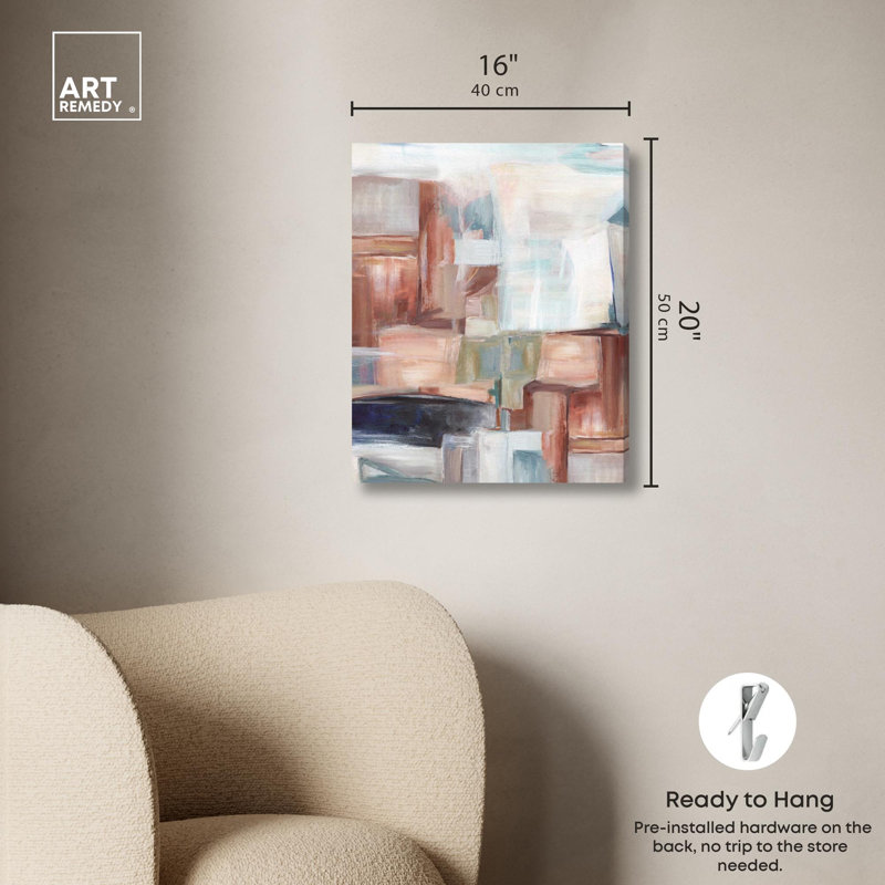 «Take it Easy», reproduction d'art sur toile par Art Remedy, 20" H x 16" W, Toile tendue avec châssis