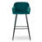 Leticia Upholstered Counter Stool with Metal Frame