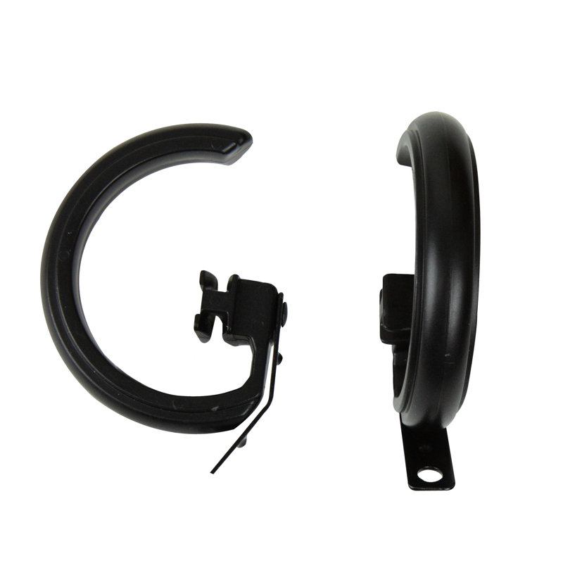 Chauncie 0.5'' Curtain Rings, Black