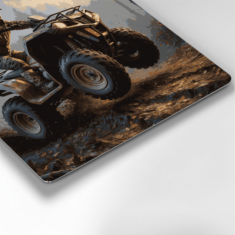 Art de transport sur véhicule tout-terrain, 12" H x 12" W